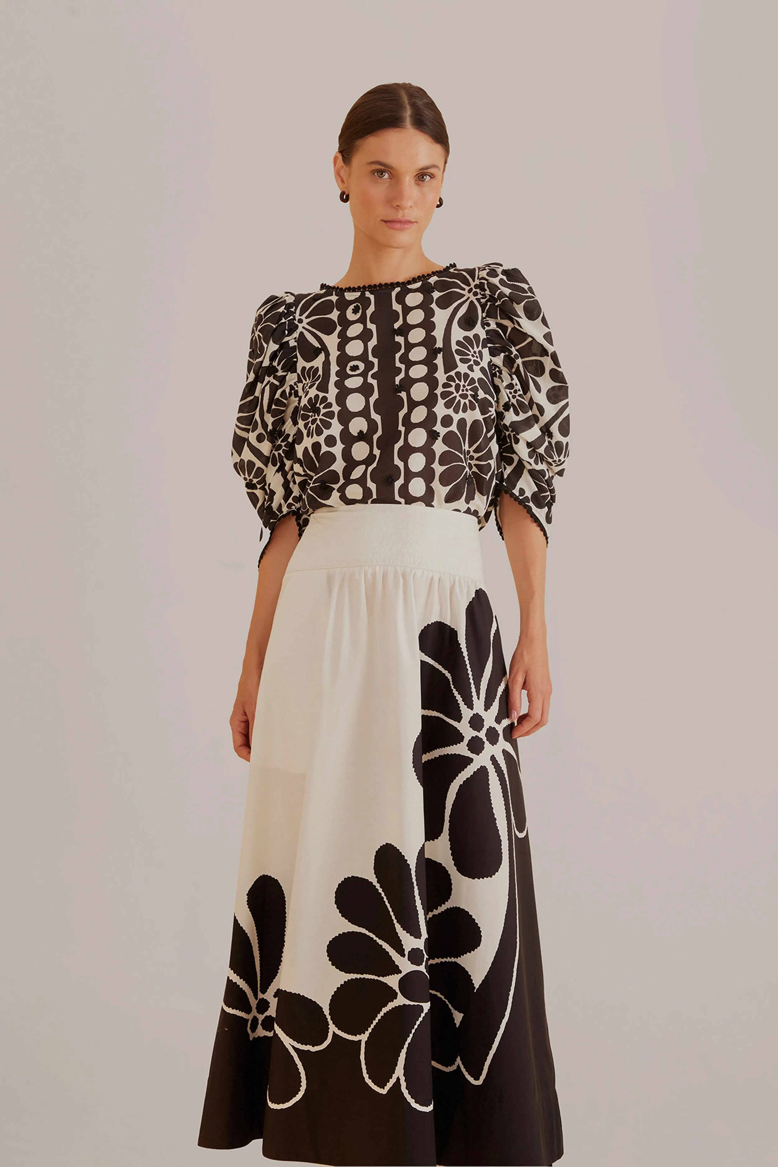 Black Palermo Maxi Skirt Timeless Trend