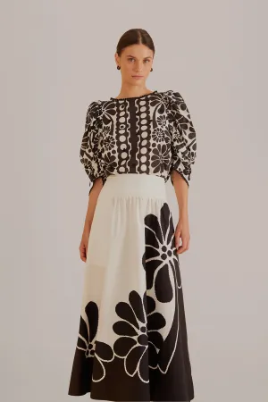 Black Palermo Maxi Skirt Timeless Trend