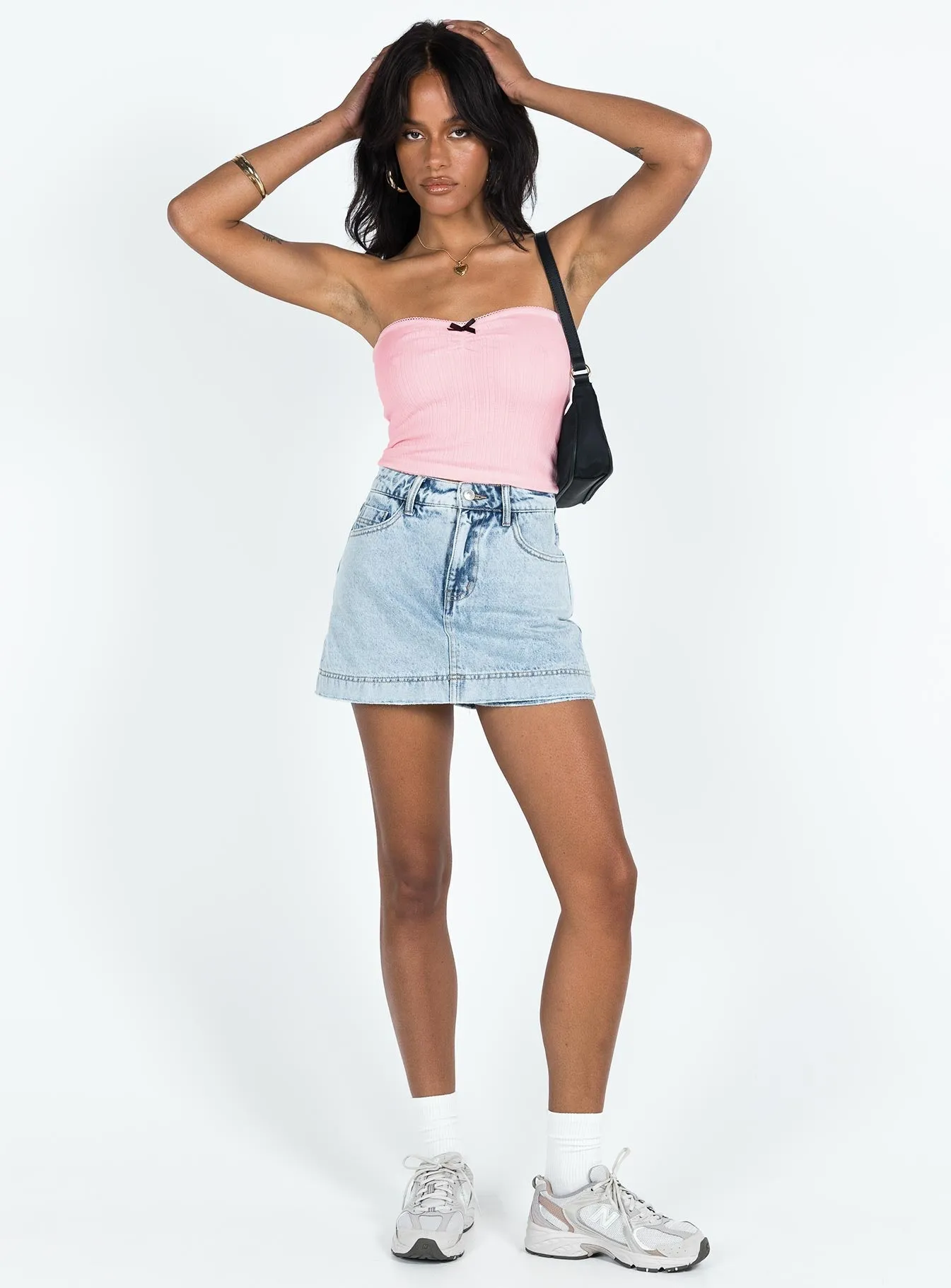 Clean Aesthetic Heuston Skort Denim