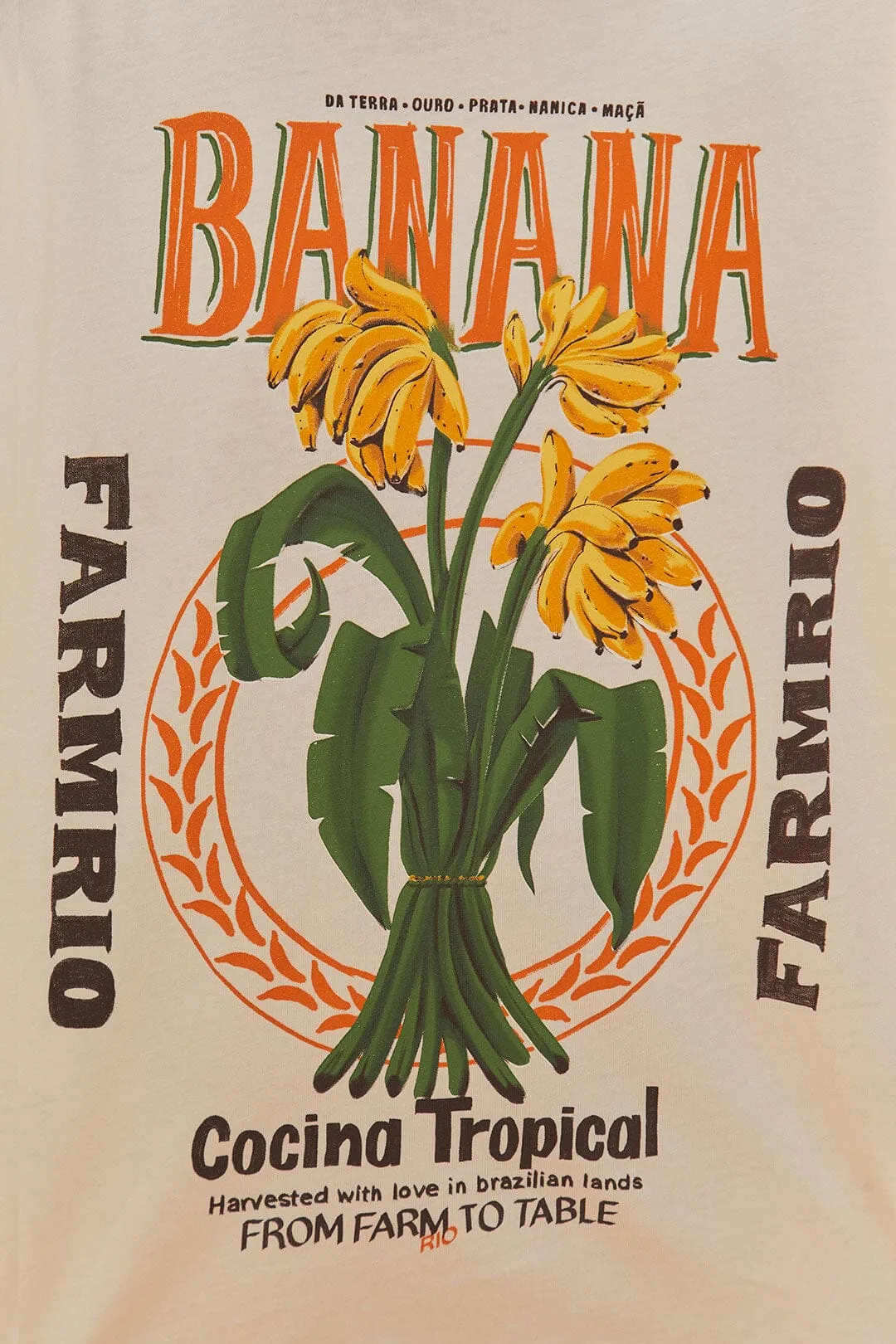 Off-White Banana Cocina Relaxed T-Shirt Regal Glow Reinforced Knees