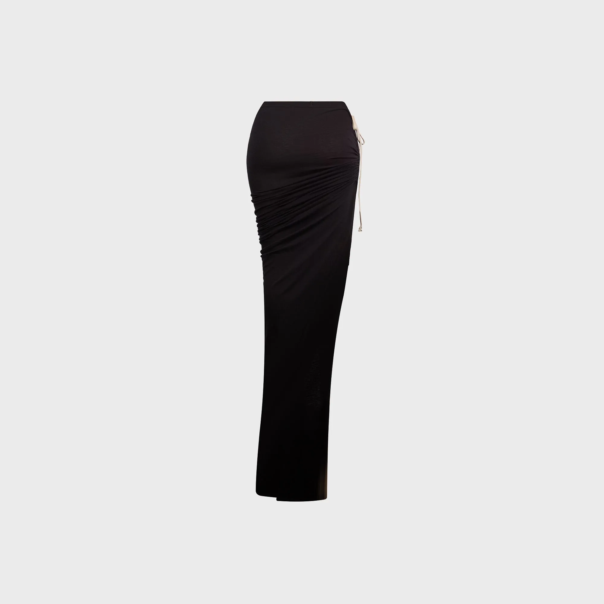 Contoured Waist Rick Owens Edfu Skirt - Black