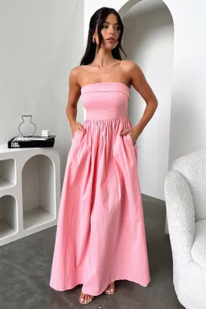 Cornell Maxi Dress - Pink Blue Sky