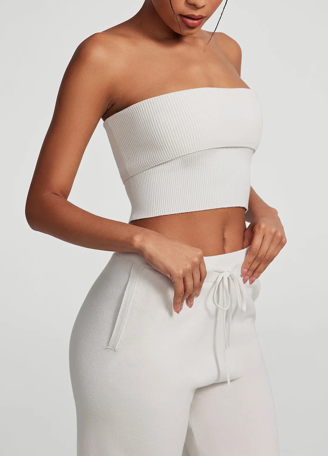 Chunky Knit Crop Top Eco Friendly Dye Process