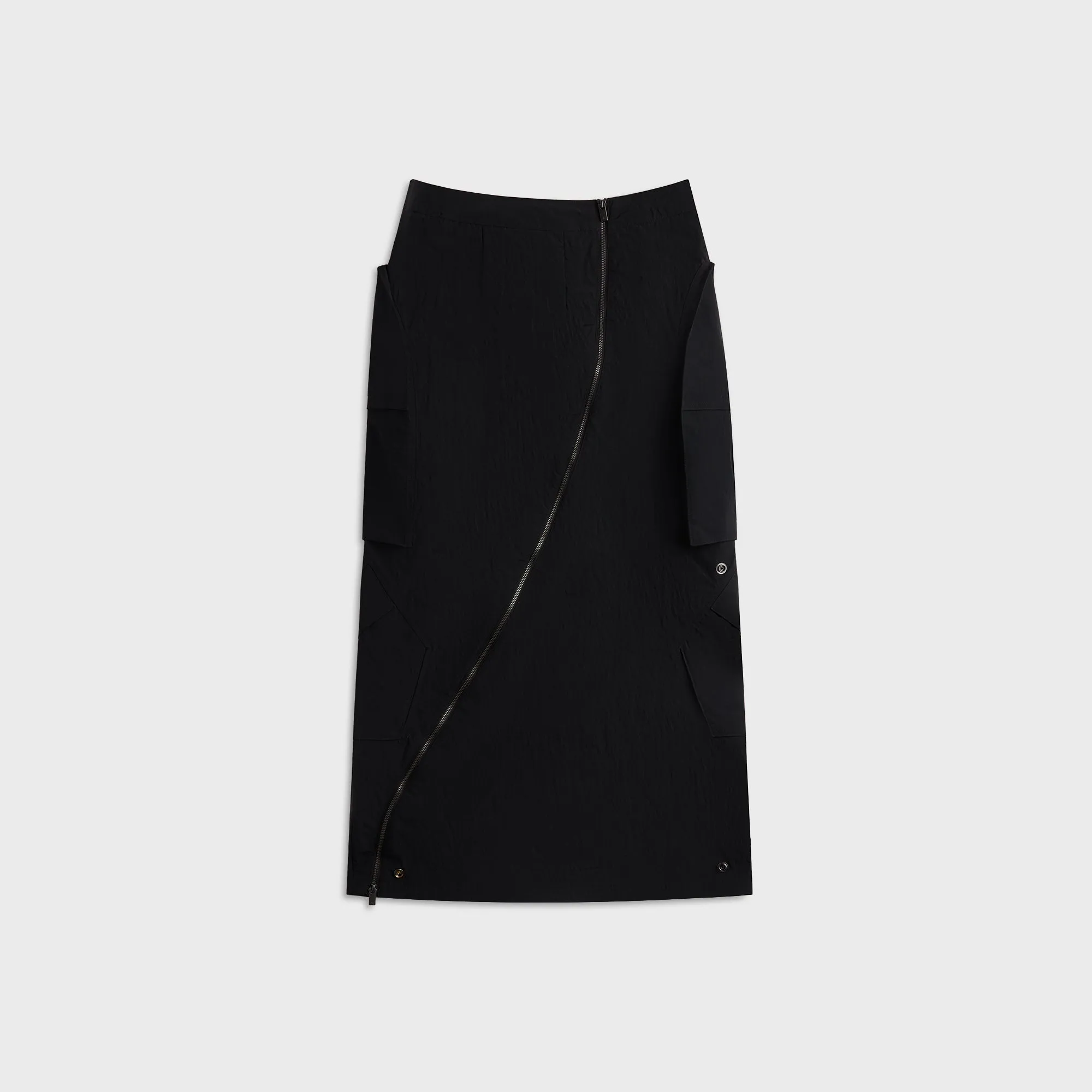 Semi Sheer Seasonal Layering Jordan x T??la Skirt - Black