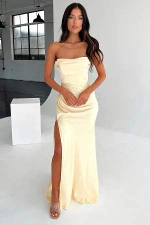 Lola Maxi Dress - Yellow Hemp Soft