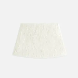 Refined Sophistication Kith Women Ashtyn Cowlick Fur Mini Skirt - Sandrift