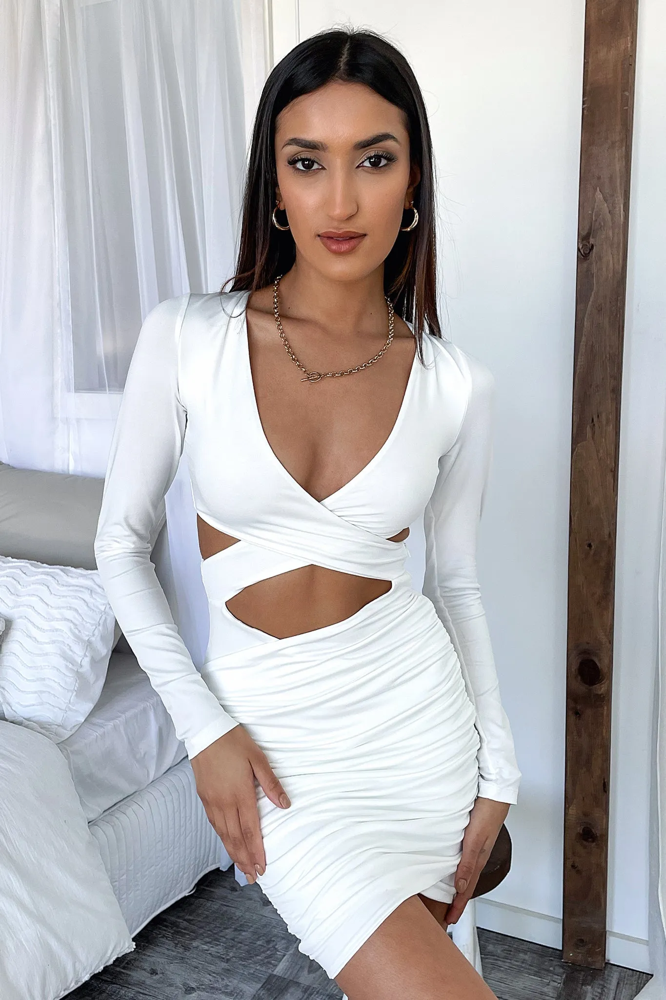 Tagless Design Lucia Dress - White