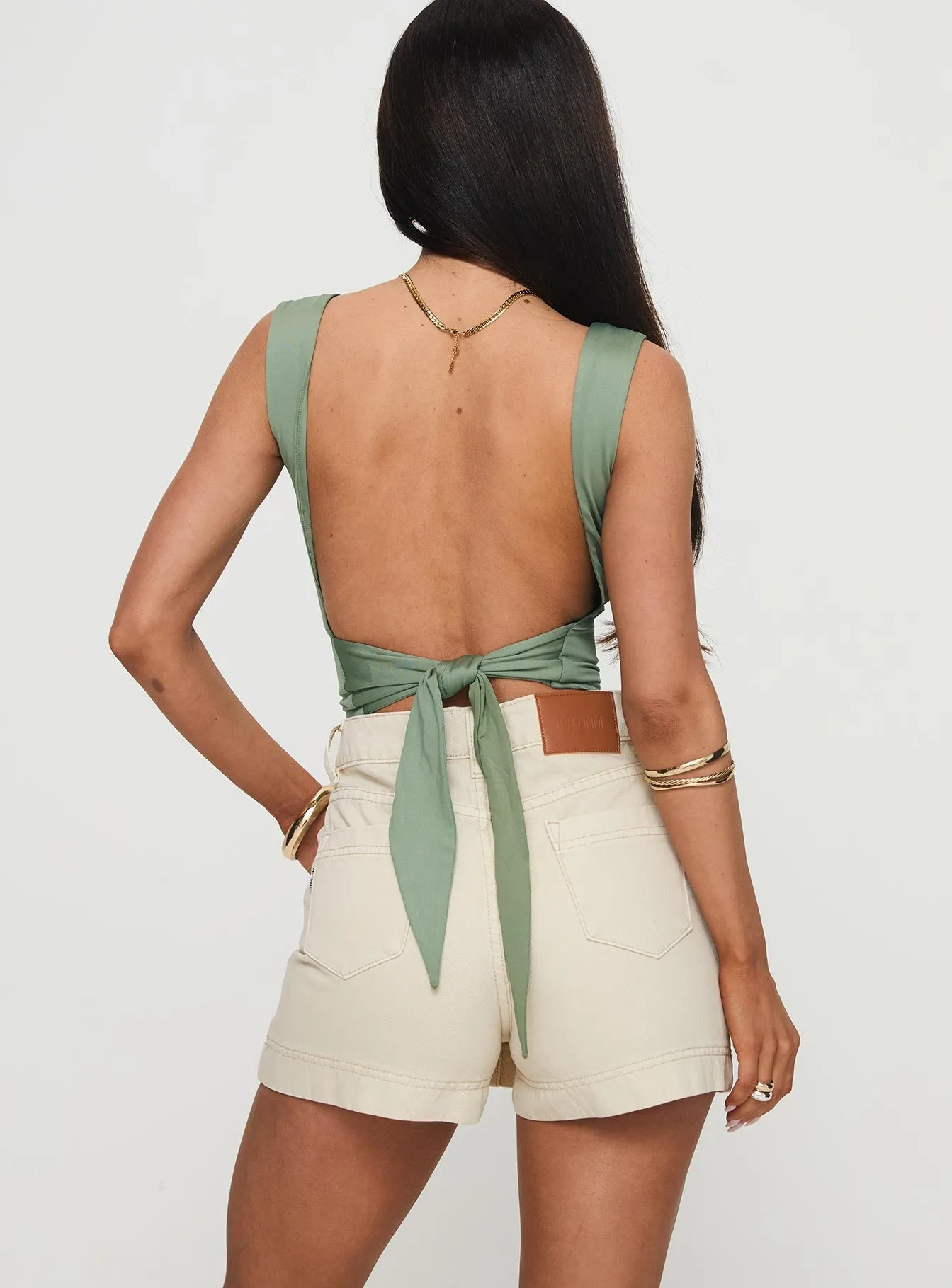 Heuston Denim Skort Cream Basic Layers