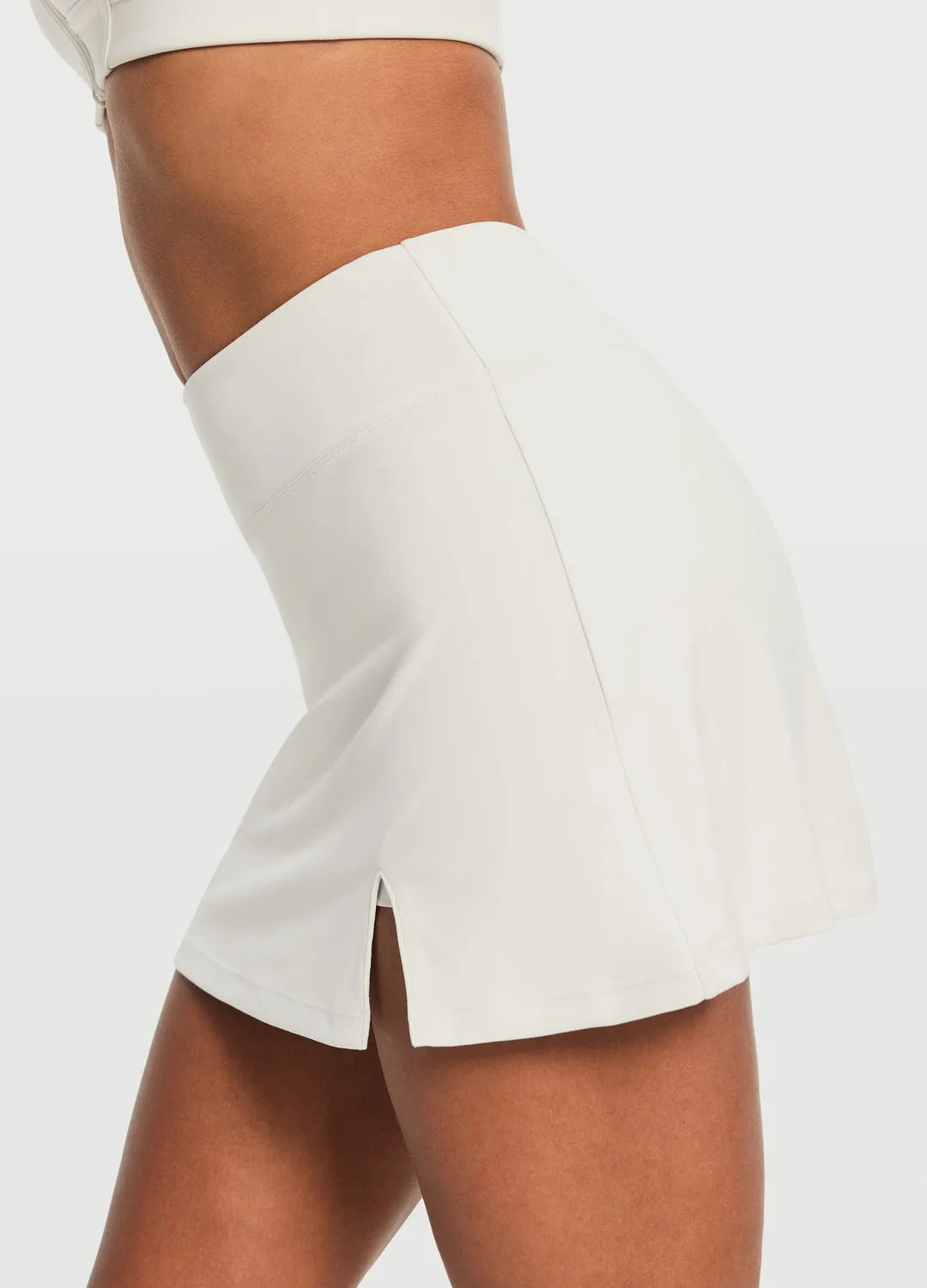A-Line Mini Skirt Comfort Waistline Light Motion