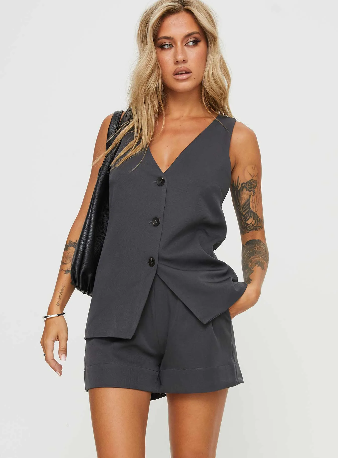 Clean Vibe Mix Culture Lesky Set Grey Petite