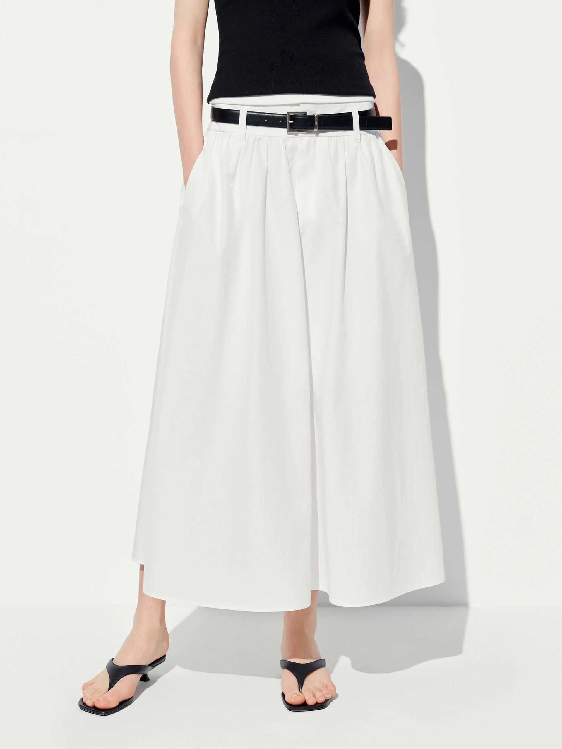 Include Belted A-line Skirt Ventilated Panels Subtle Look