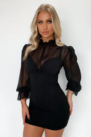 Edna Dress - Black Vibrant Wear