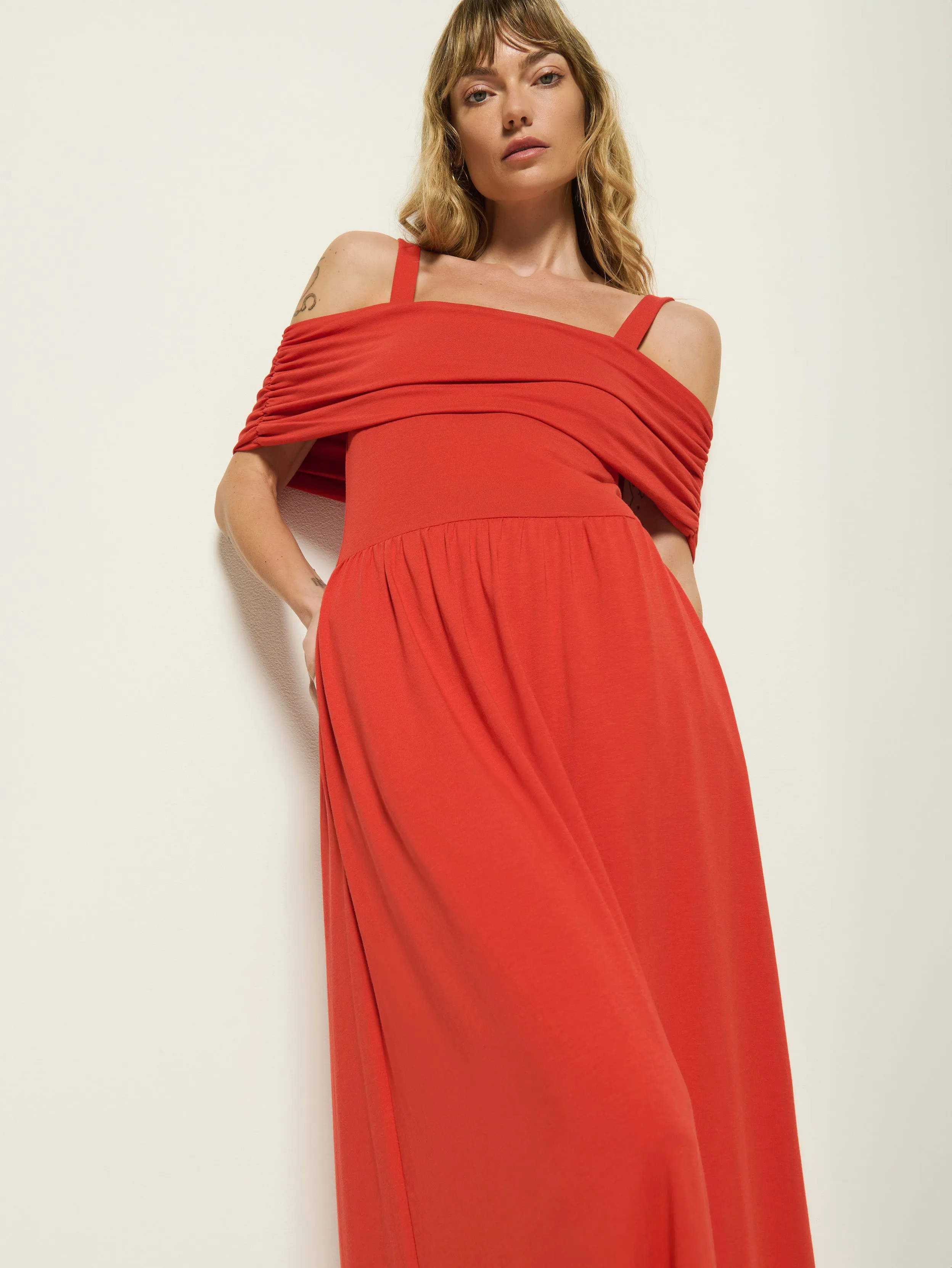Tamaira Maxi Dress Stone Path