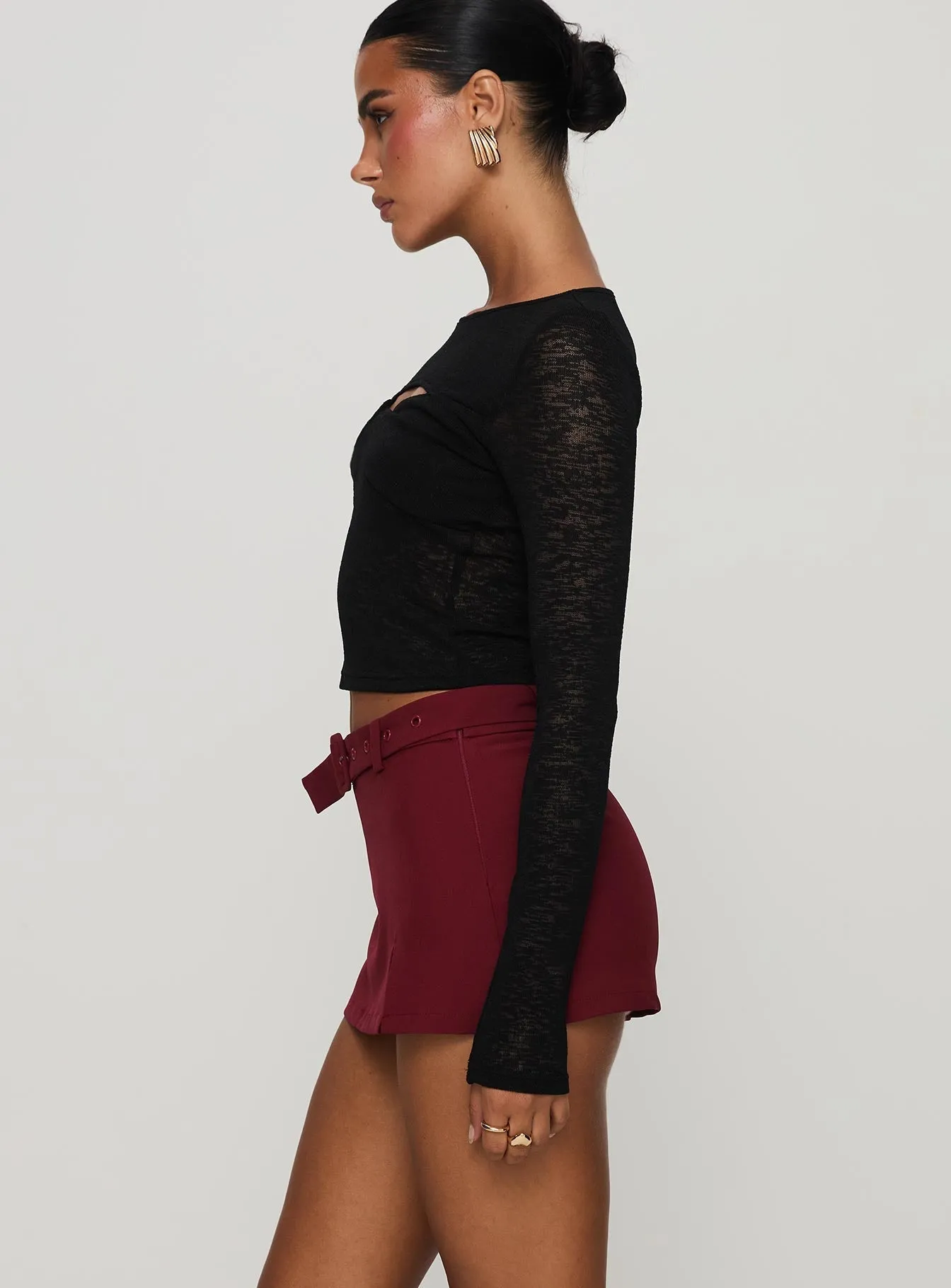 Soft Lining Outfit Details Volley Mini Skort Cherry Red Tall