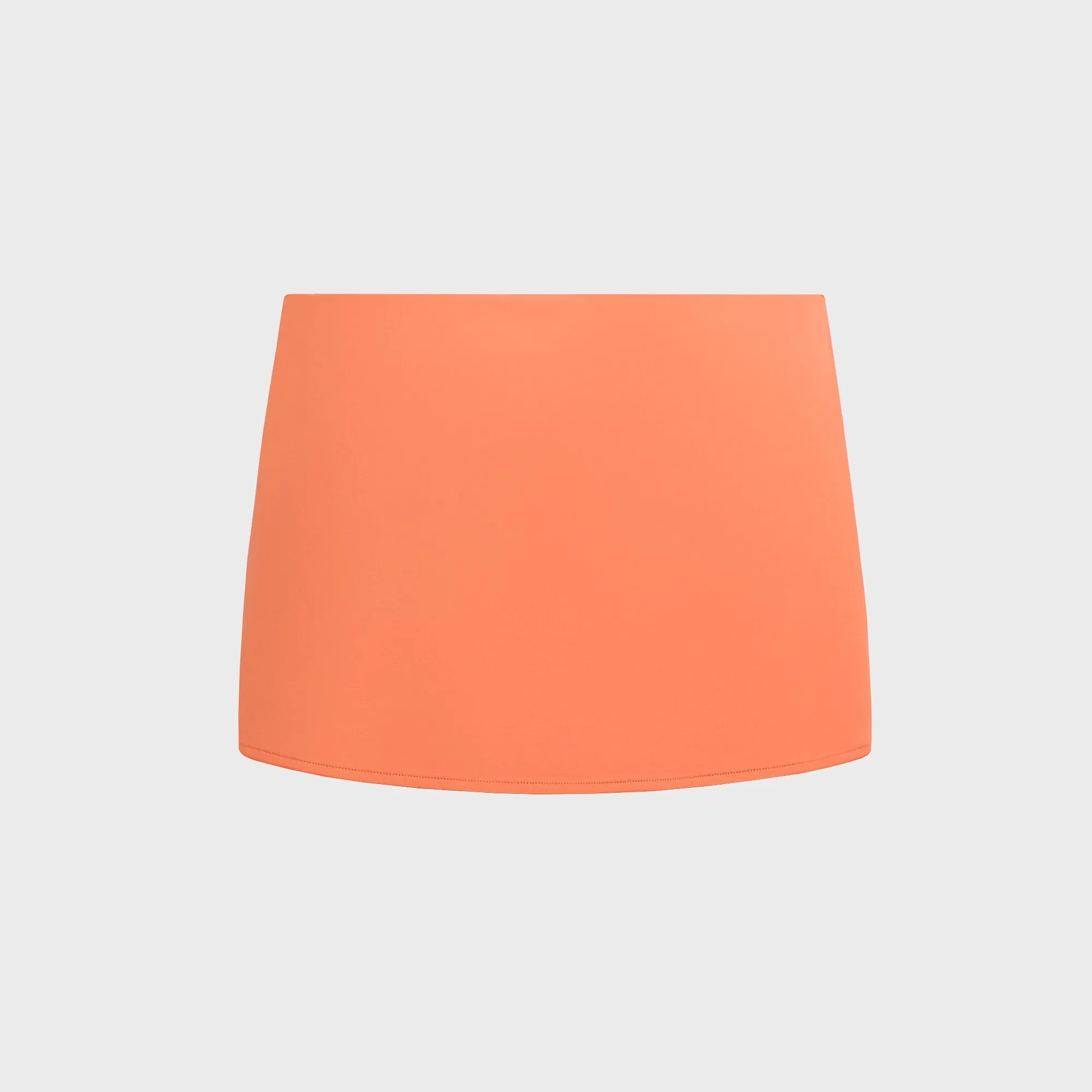 GUIZIO Micro Mini Skirt - Tangerine Corduroy texture Blogger Favorite