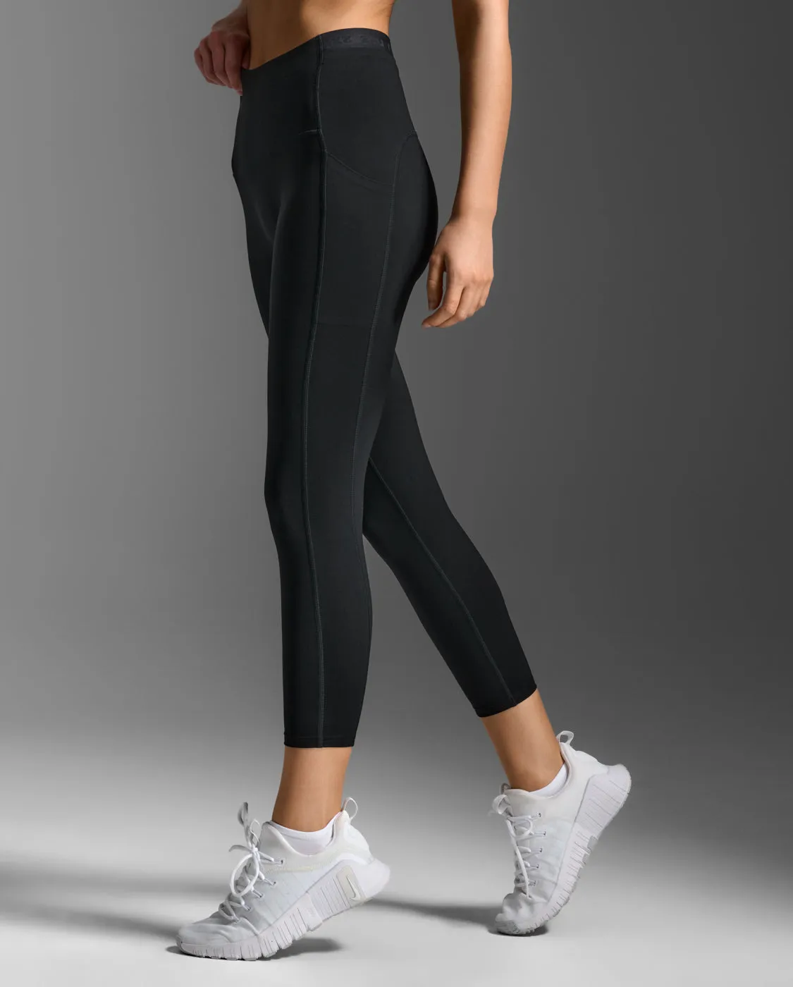 Form Stash Hi-Rise Compression 7/8 Tights with Pockets Feel Good Quick Release Moisture Management