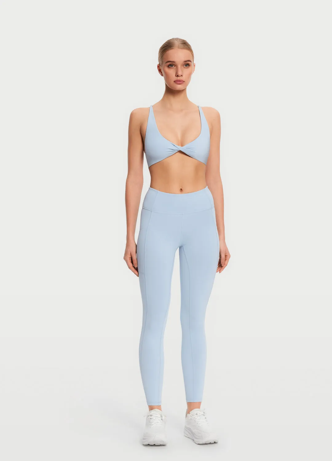 Studio Wear Structured Waistband Side Pocket Leggings