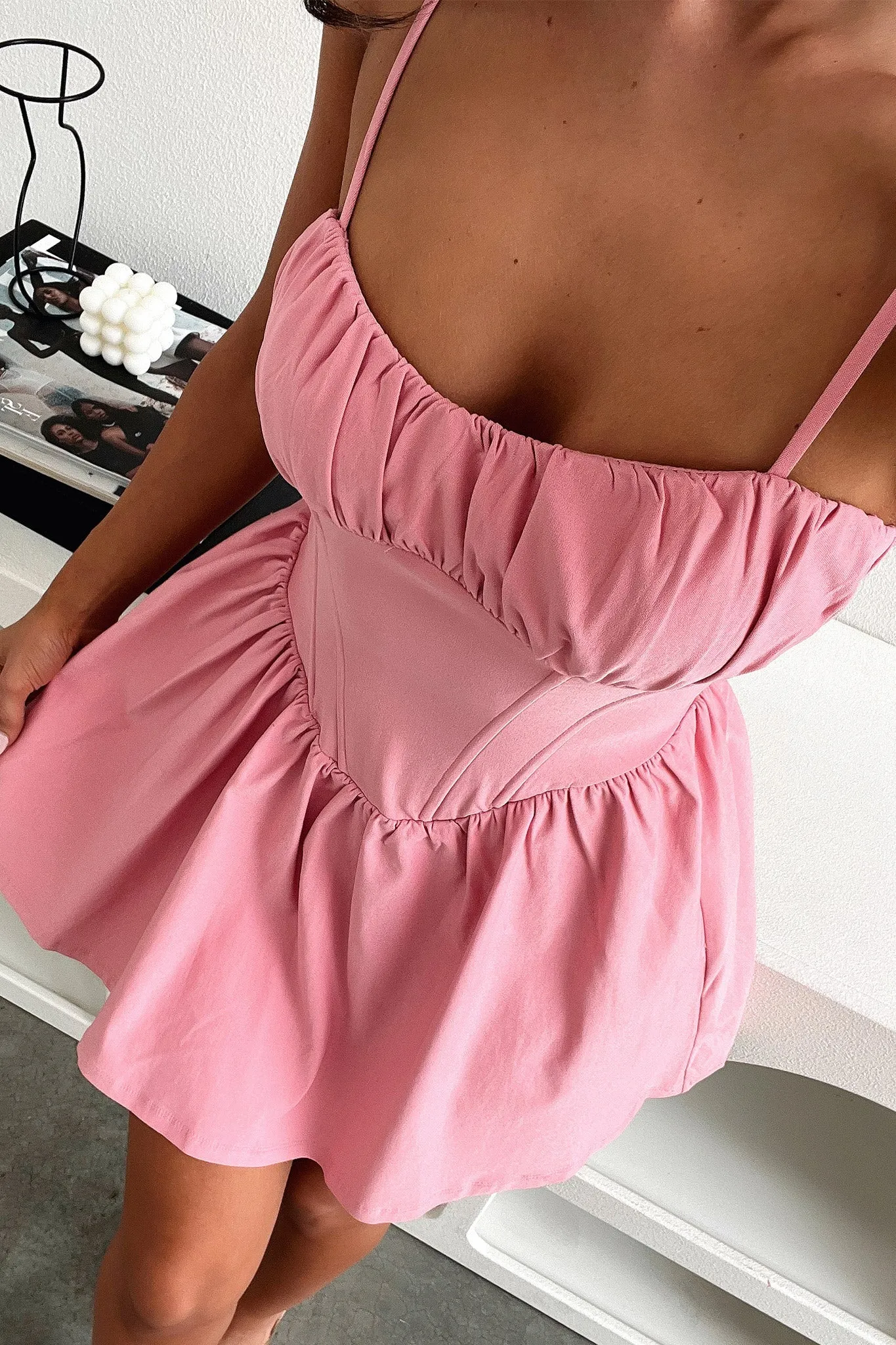 Light Star Scene Cool Zanaya Dress - Pink