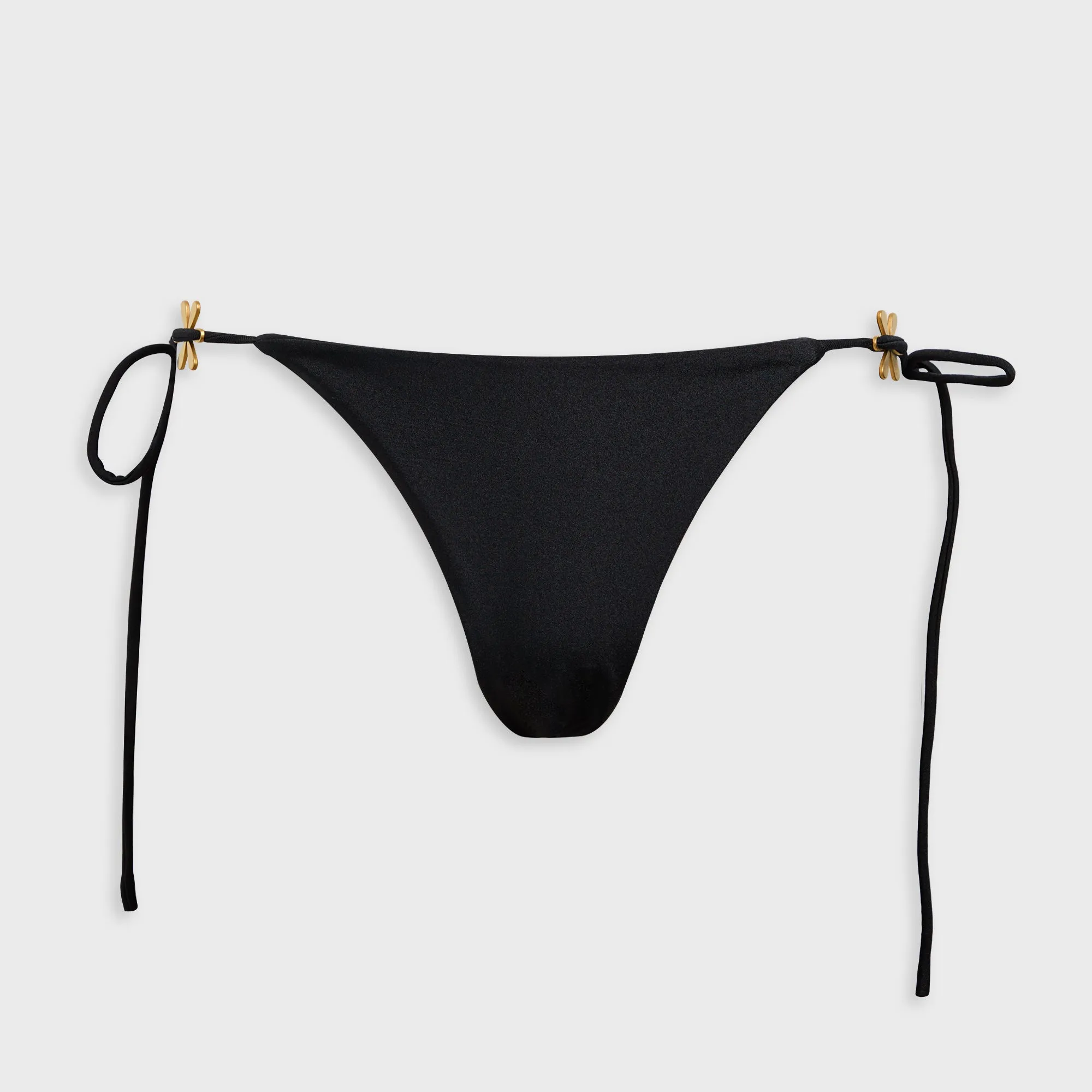 Asta Resort Juliana Bikini Bottom - Black Breathable fabric
