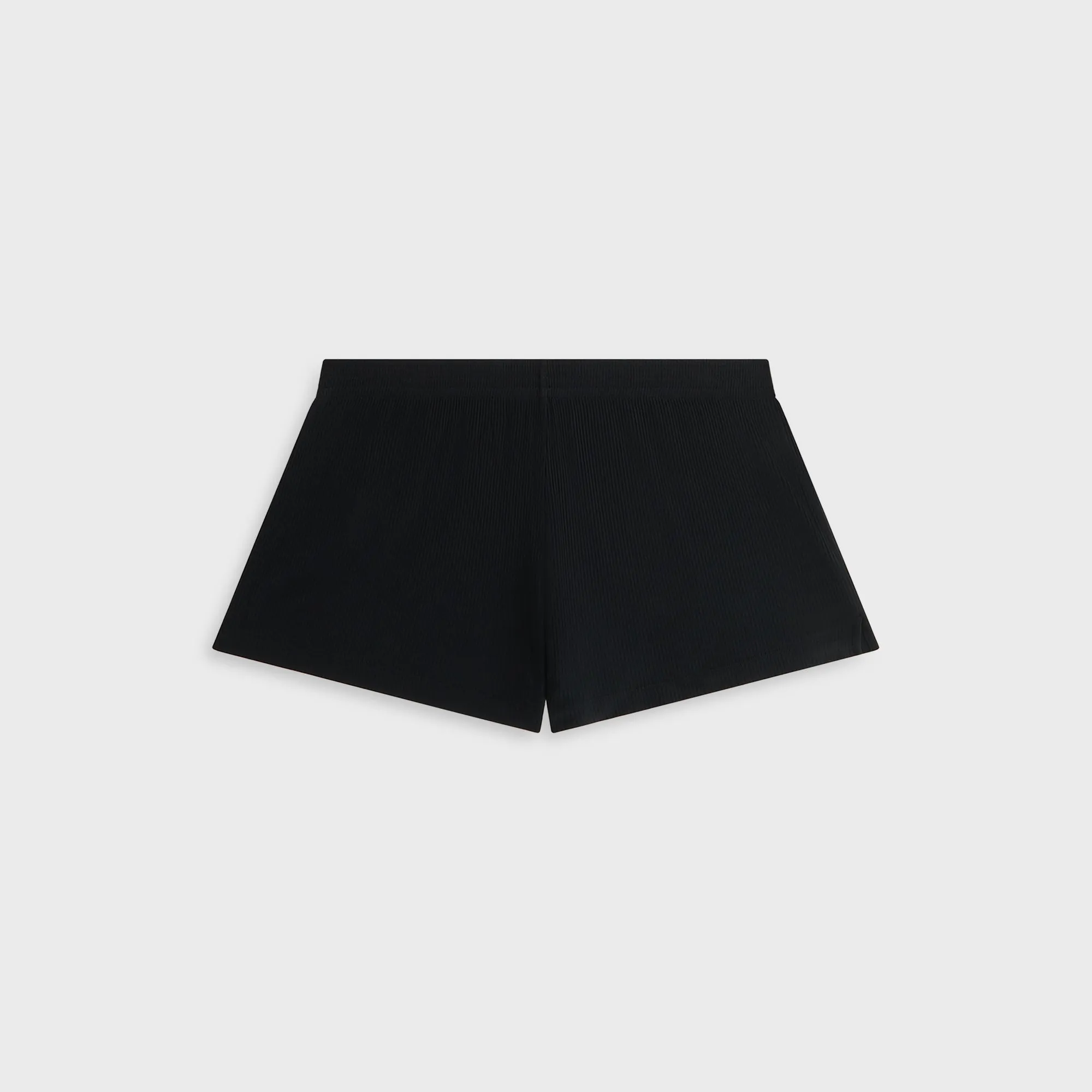 Flatlock Seams Abrasion Resistant Fabric Kith Women Modal Rib Nilah Shorty - Black