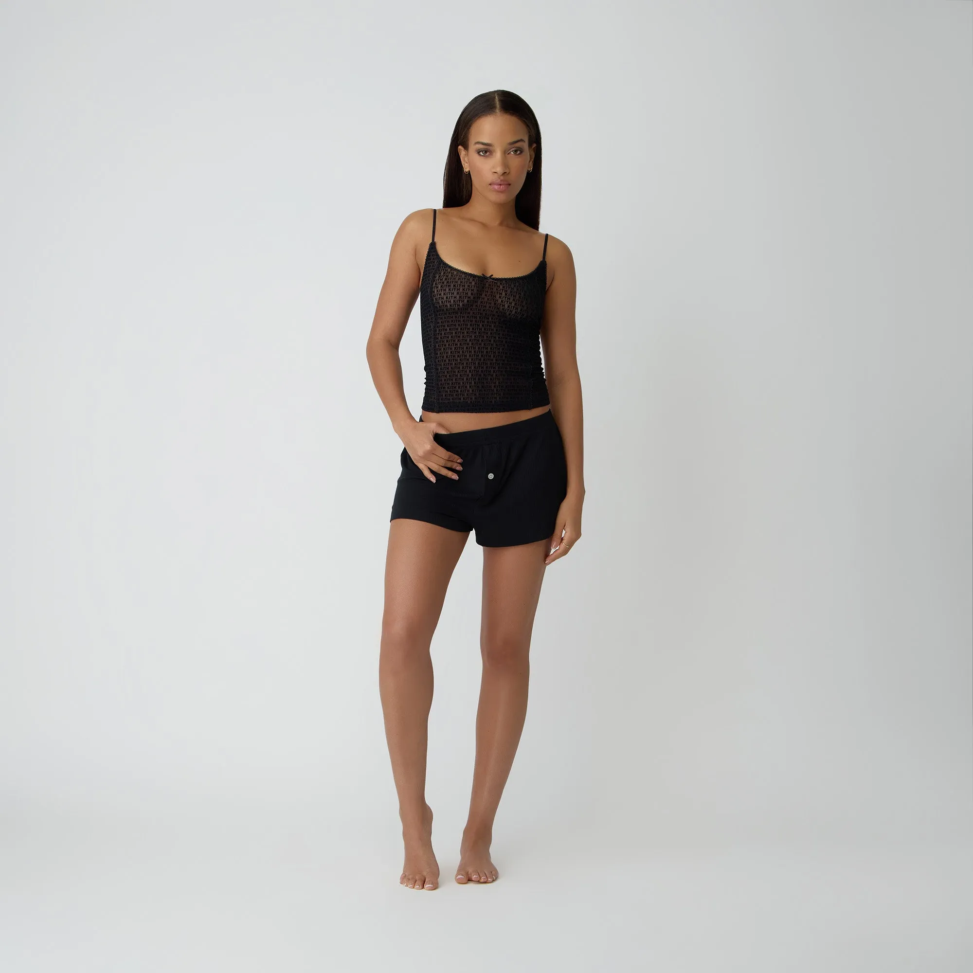 Everyday Comfort healthcare industry Kith Women Modal Rib Nilah Shorty - Black