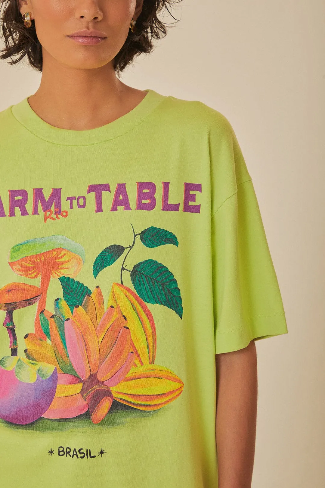 Green Farm Rio To Table Organic Cotton T-Shirt Bold Core