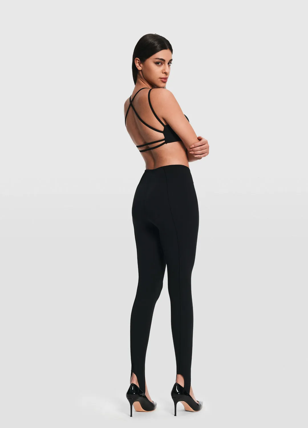 Urban Commuter Beach Walk High-Rise Stirrup Leggings