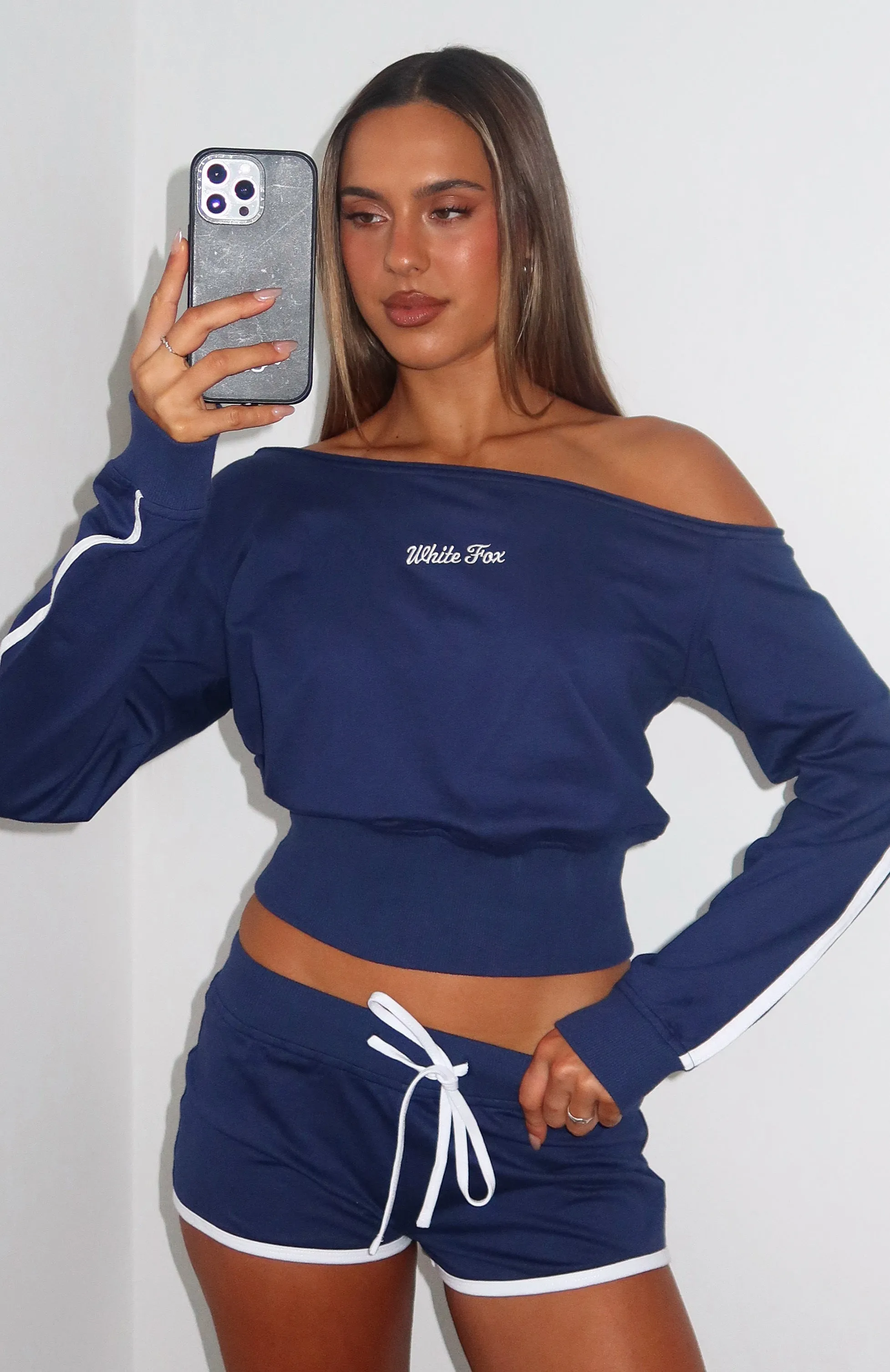 Summer Mood High Roller Shorts Navy