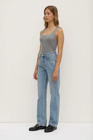 Robyn Scoop Neck Rib Tank Group Mood NonRestrictiveFit