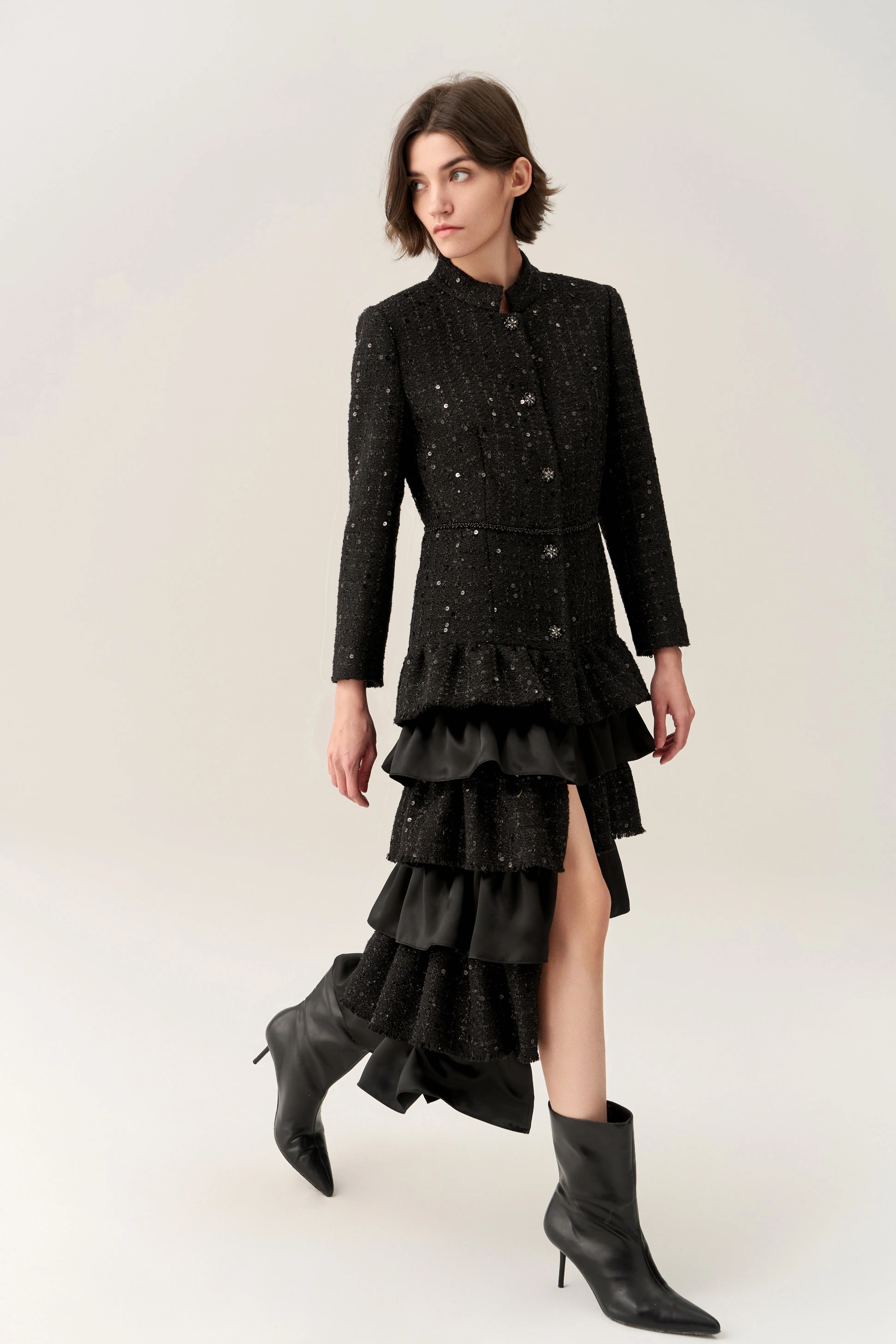 Picnic Fun AbrasionFree Edging Stargaze Layered Fishtail Dress