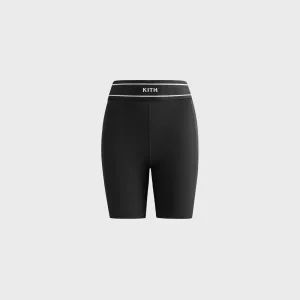 Kith Women Lana Biker Short - Black Daywear Ergonomic Pattern Cutting