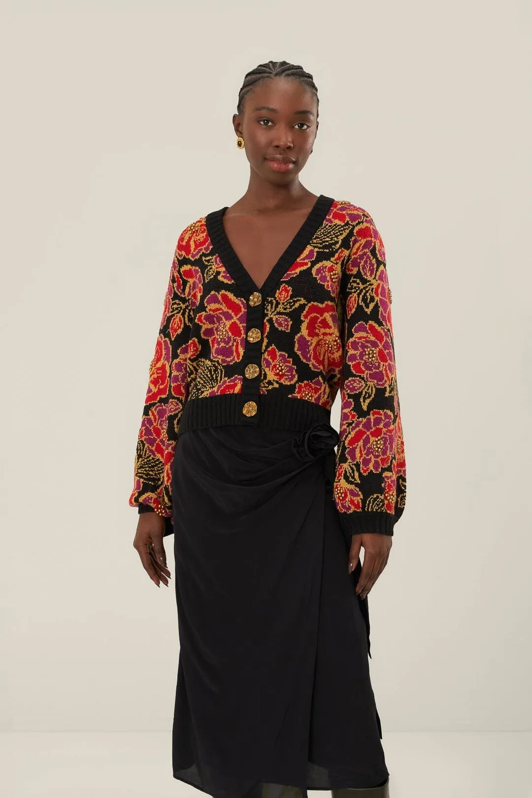 Anti Static Lining Basic Layers Black Midi Skirt