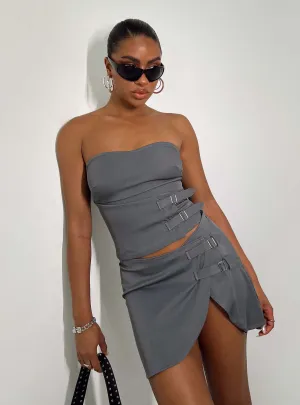 birthday party Modern Design Ewan Mini Skirt Grey