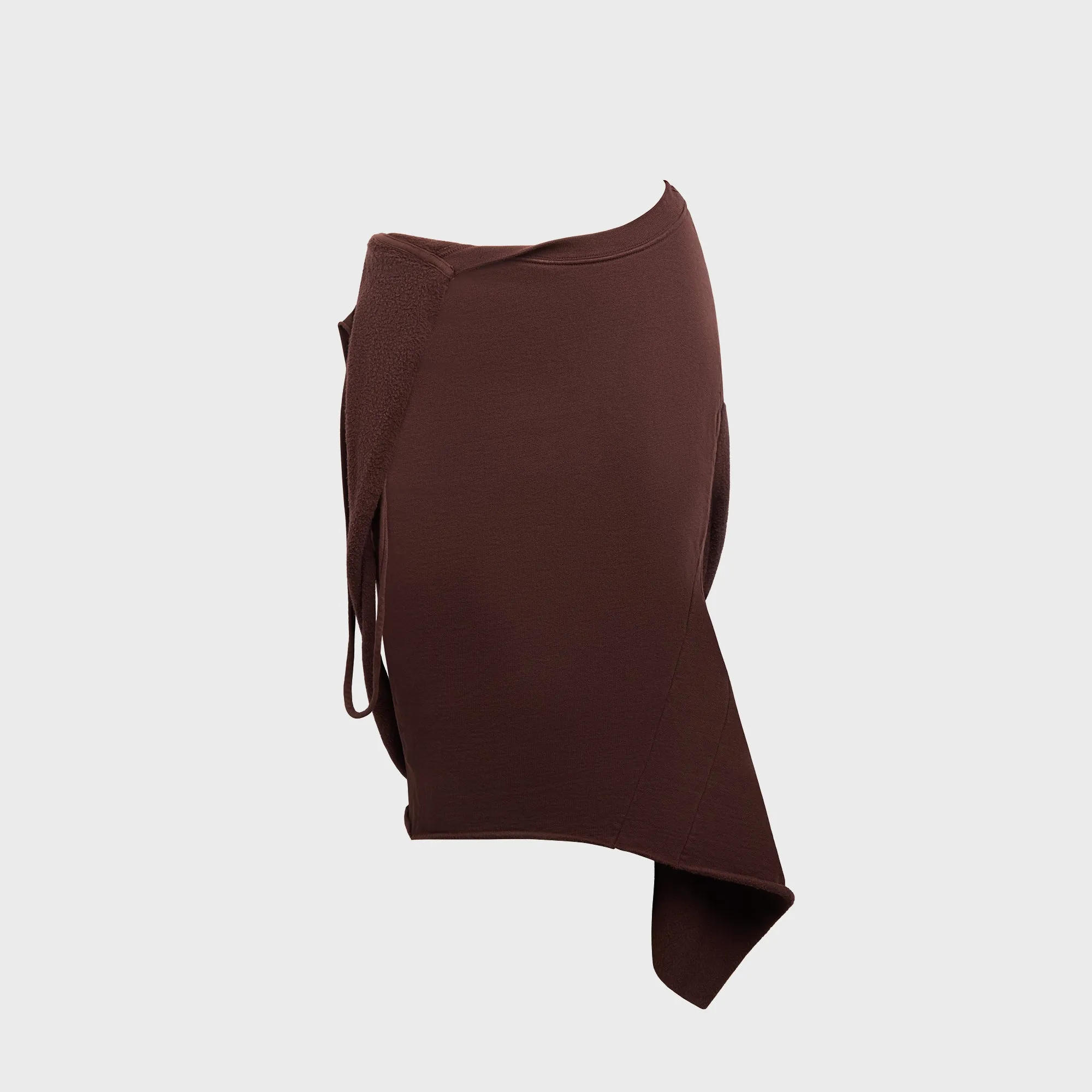 Ottolinger Jersey Pencil Skirt - Dark Brown Wash Contemporary Brand