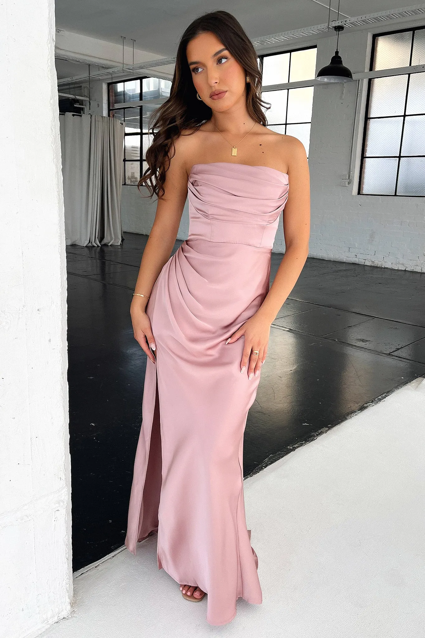 Light Glow Lola Maxi Dress - Blush