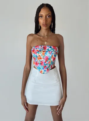 Outfit Focused Kariss Mini Skirt White