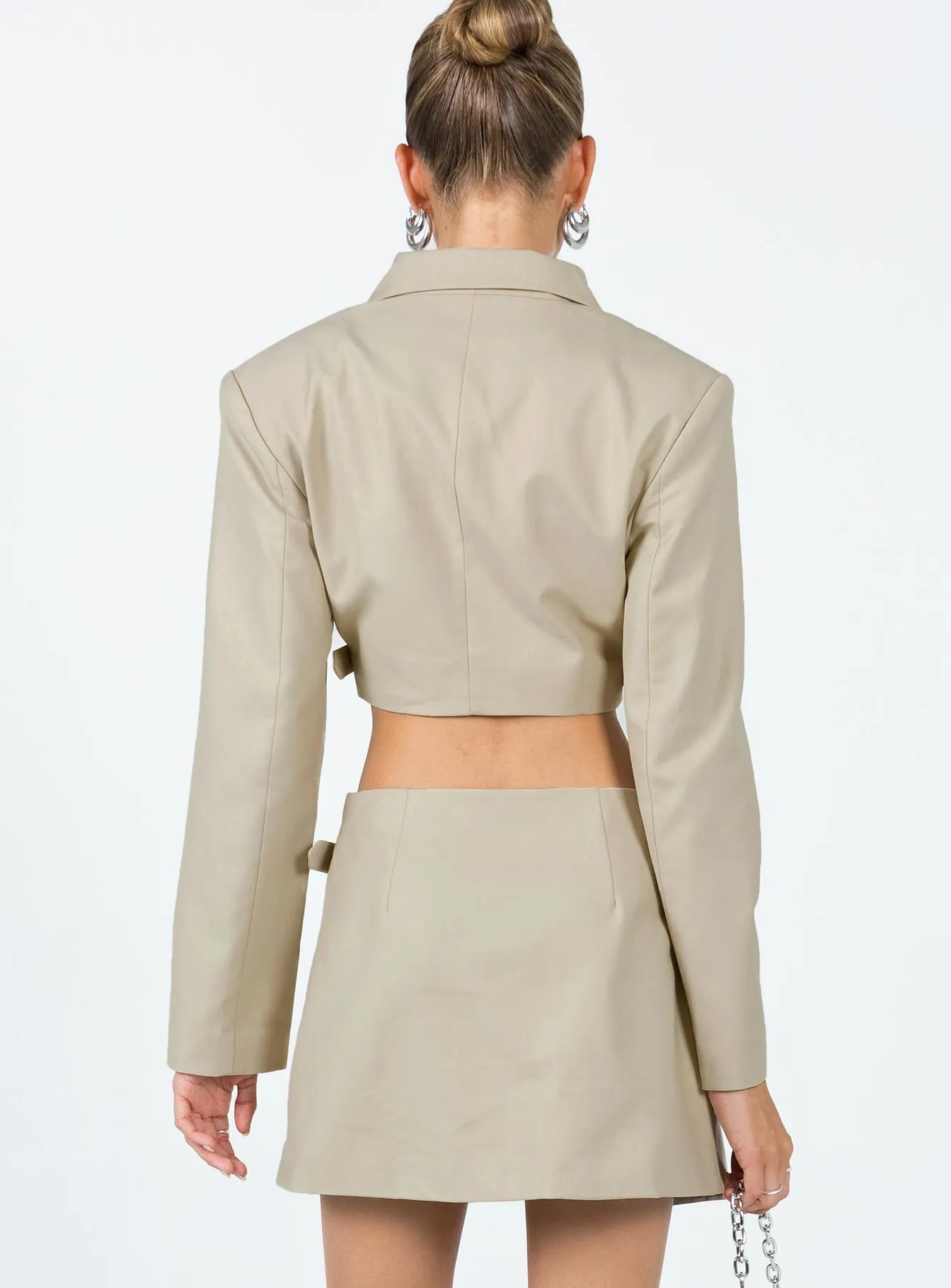Wool blend Anja Mini Skirt Camel