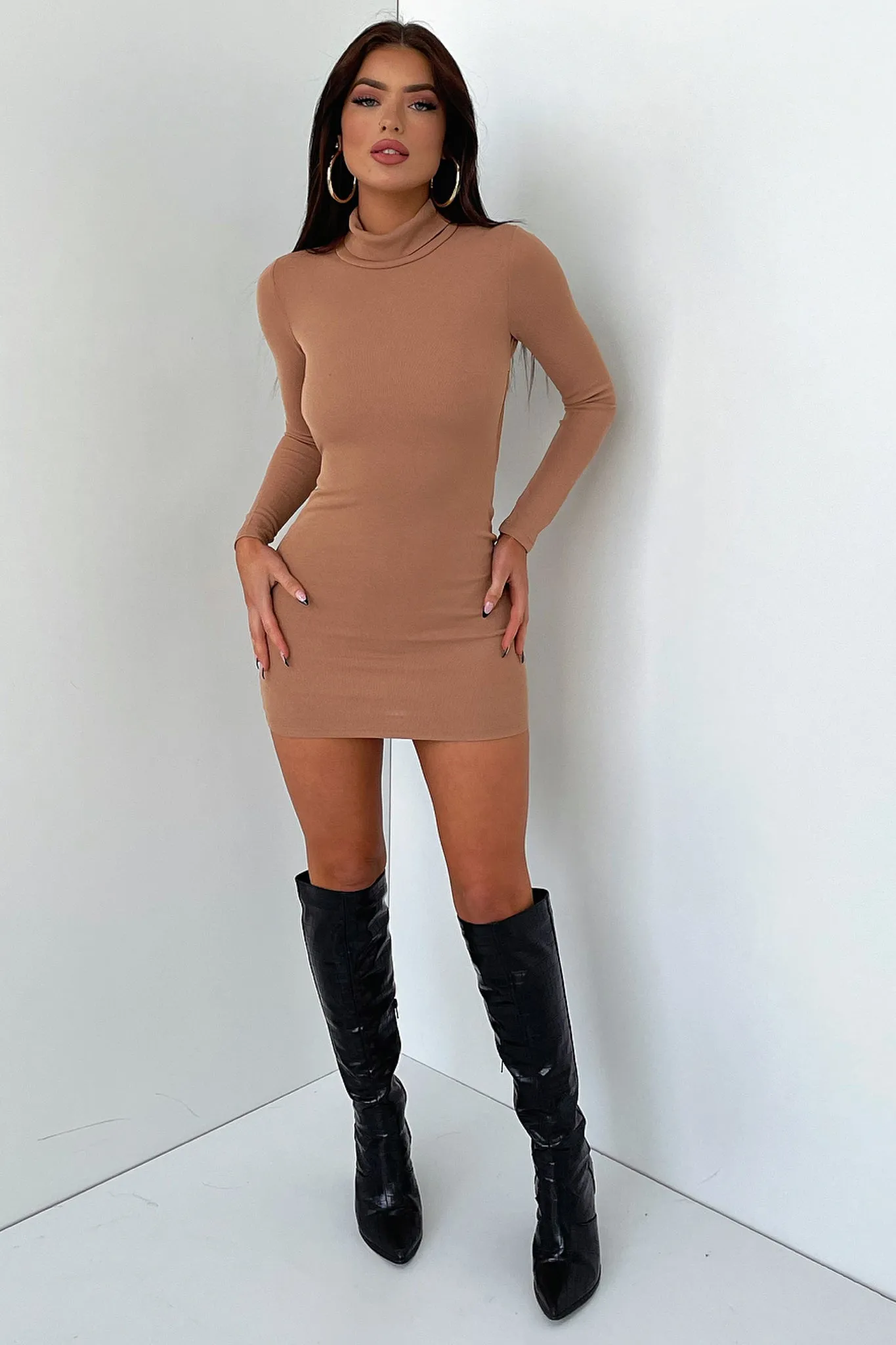 Prism Dress - Brown Mini for a night out