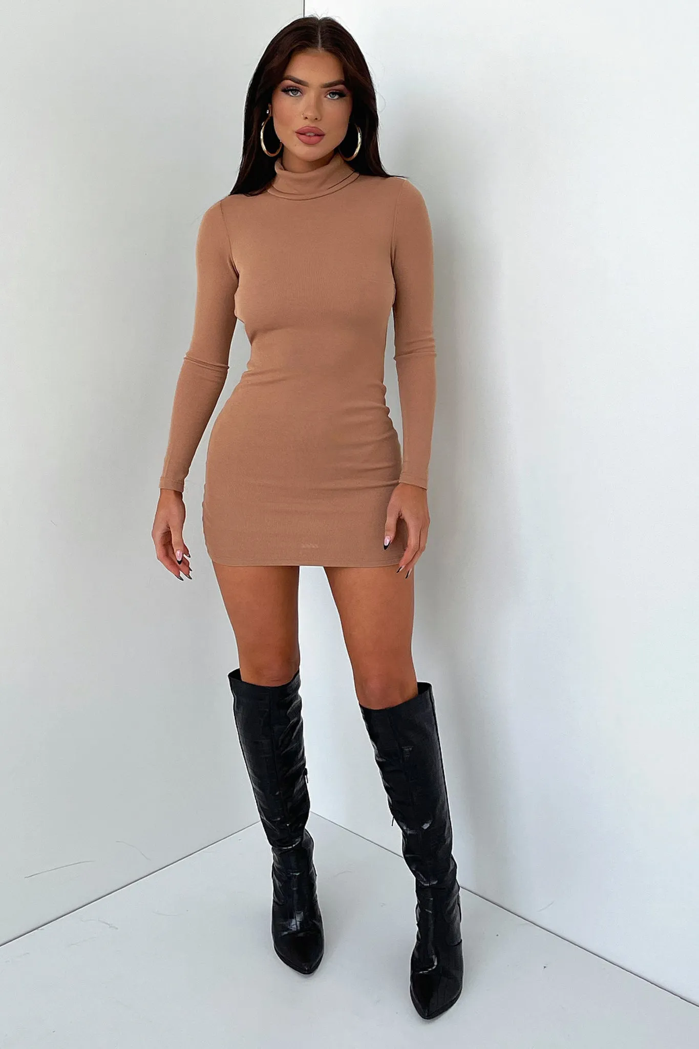 Prism Dress - Brown Flash Beat Comfy Design