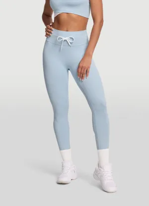 Smooth Lining Technology Urban Wear Sleek Drawstring Leggings