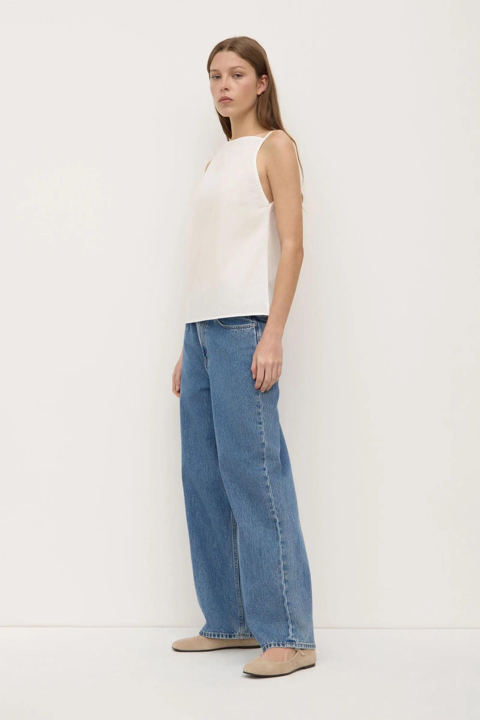Annie Poplin Tank Metro Mode