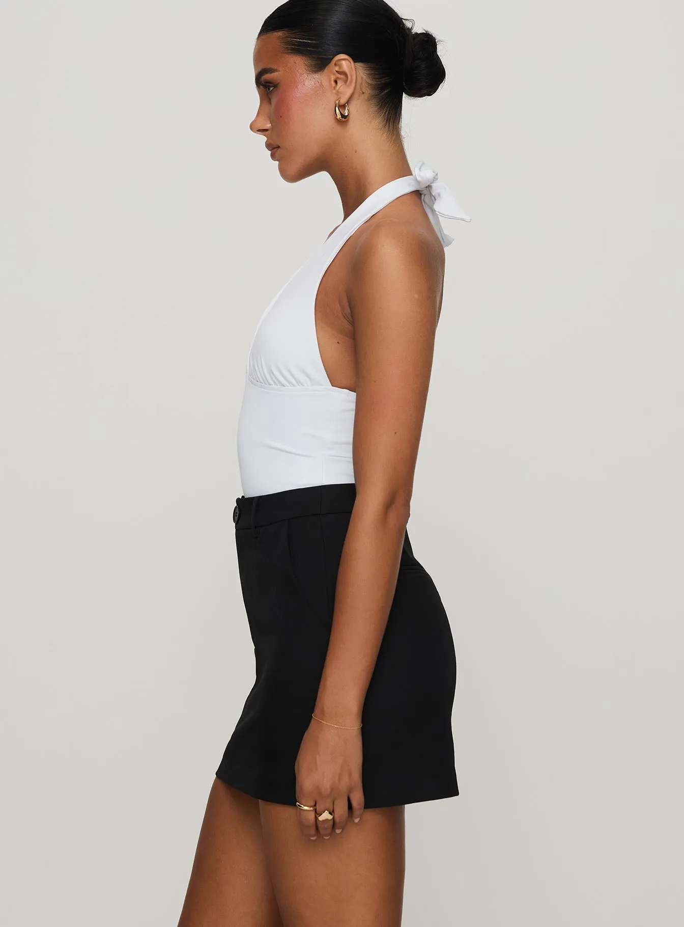 Sabyna Tailored Mini Skirt Black Style Preview