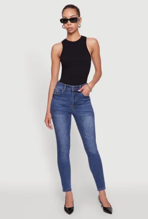 Day Out Style WAX Push Up High Rise Skinny Jeans