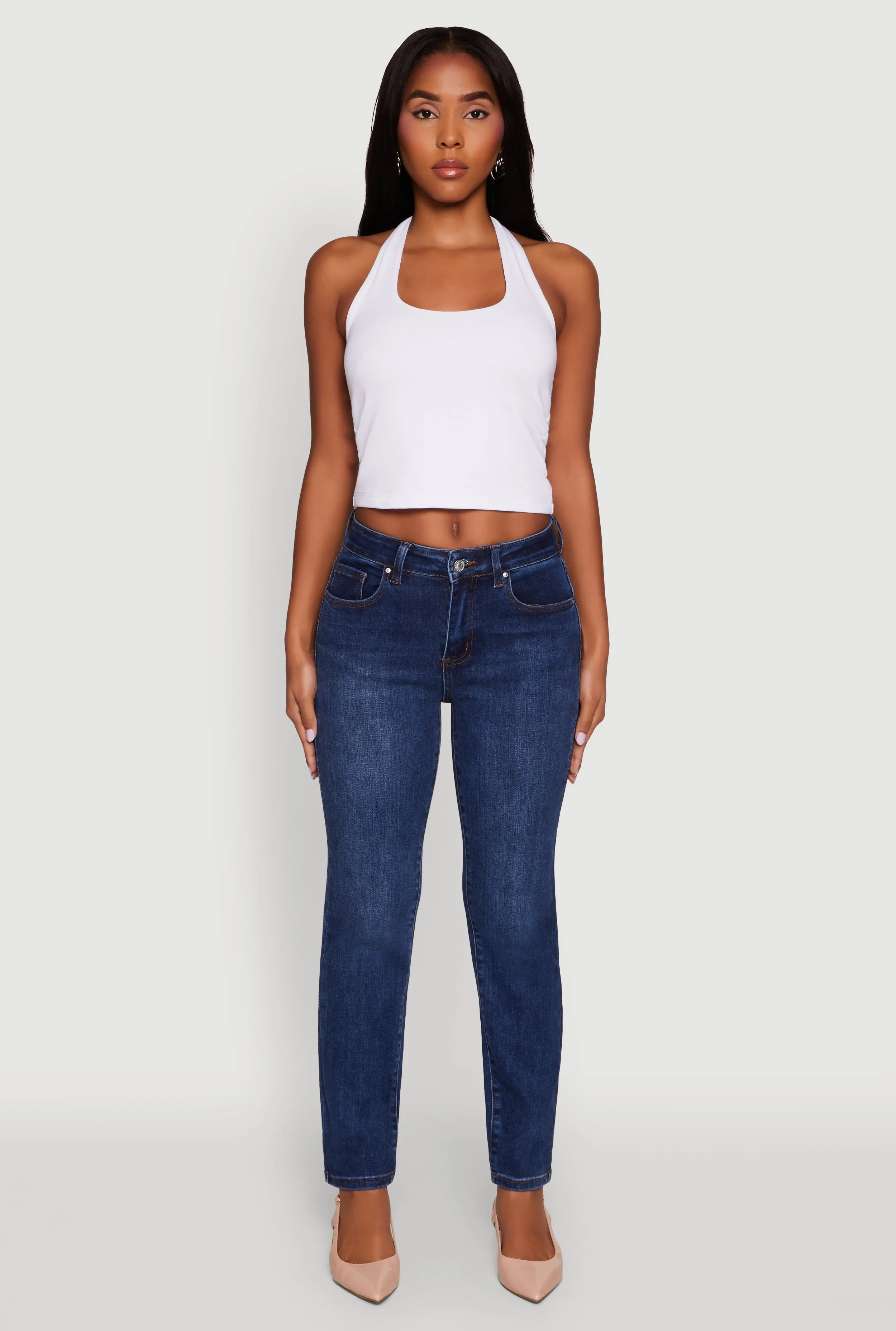 WAX Slim Straight High Rise Jeans Street Appeal