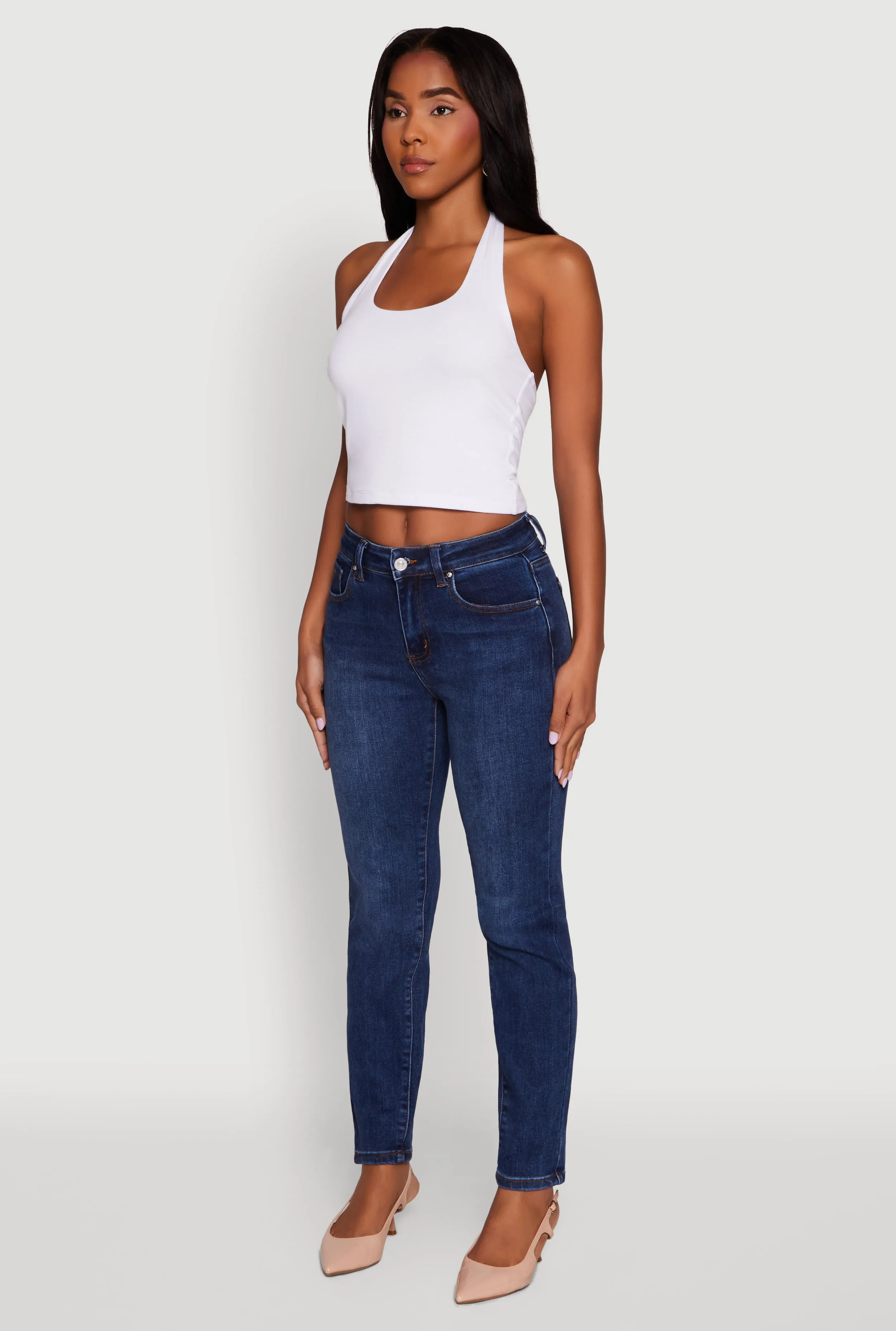 WAX Slim Straight High Rise Jeans Spring Mood Brunch Outfit Formal Outdoor Outfit