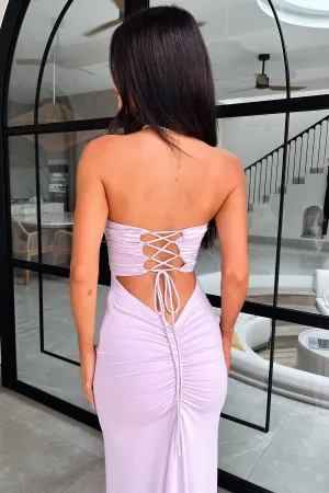 Lahara Maxi Dress - Lilac Rural Air Golden Dune