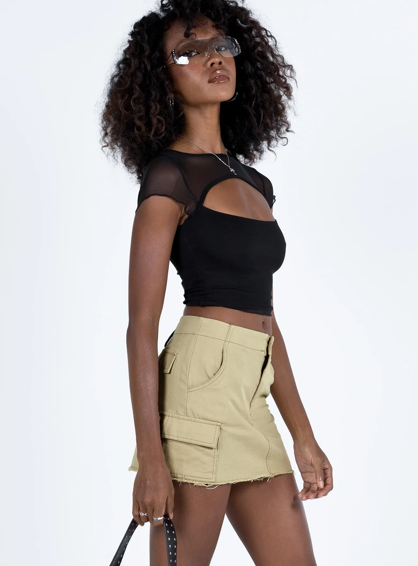Classic Touch Outfit Ideas Goodburn Mini Skirt Beige