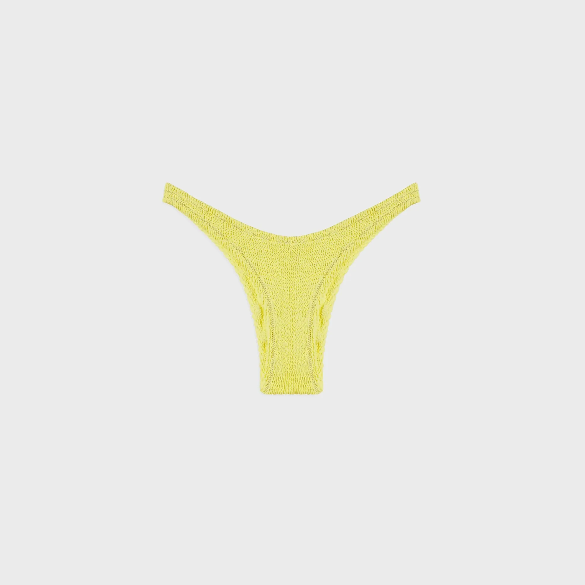 Reina Olga Ginny Bikini Bottom - Pastel Yellow Low Profile Padding