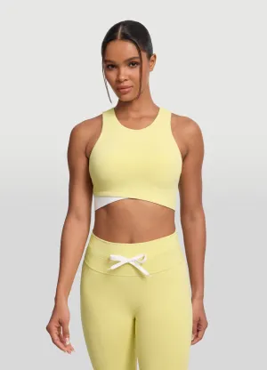 Durable Reinforced Edges Two-Tone Crop Top