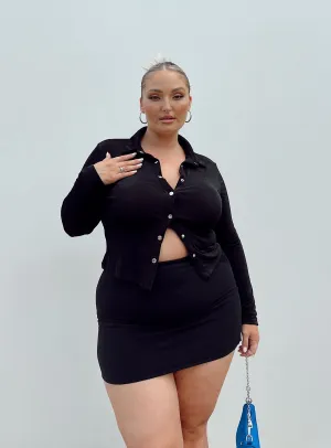 Soft Palette Selby Mini Skirt Black Curve Lower Impact